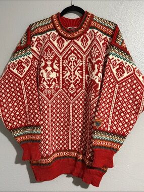 Vintage Dale of Norway wool sweater 1994 Lillehammer Olympics